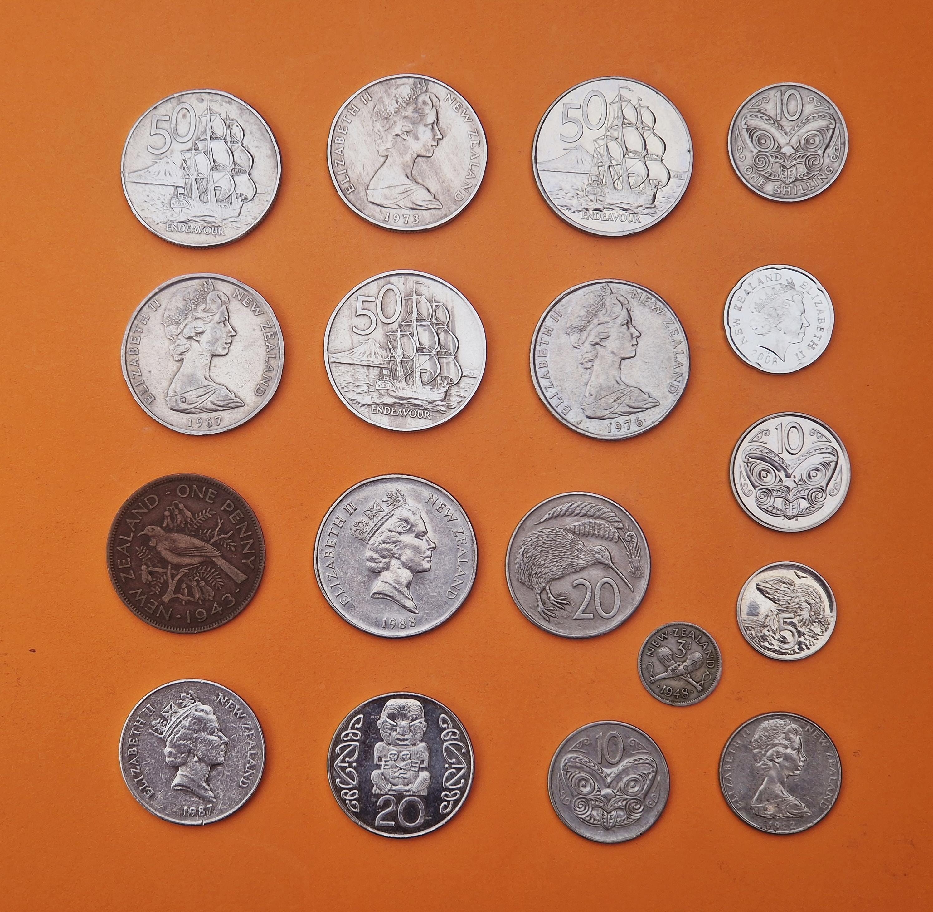 ニュージーランドコインコレクション（ロット145） - Etsy 日本
