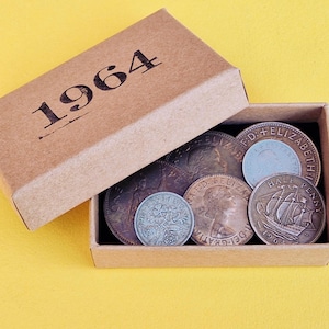 1964 Coins Birthday Box