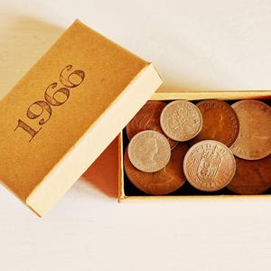 1966 Münzen Geburtstagsbox