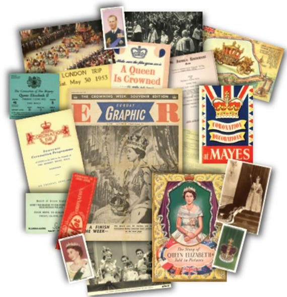 Queen Elizabeth II Coronation History Pack - Etsy