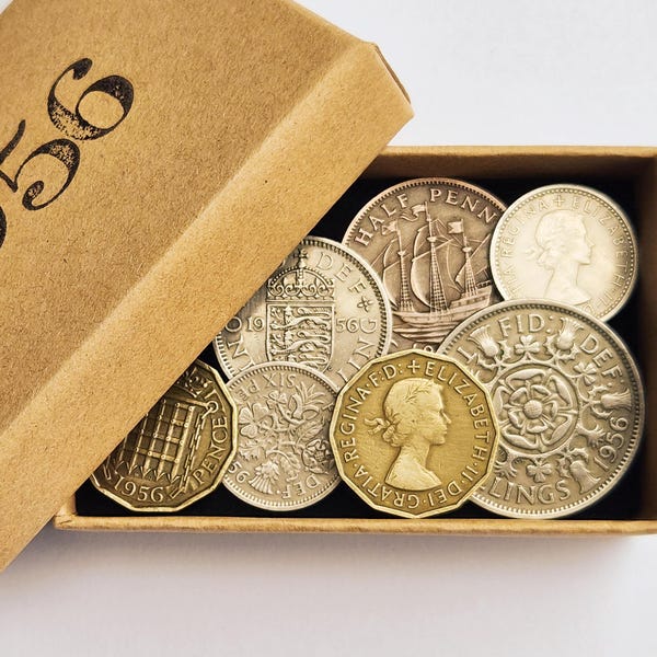 1956 Coins Birthday Box
