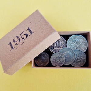 1951 Münzen Geburtstagsbox