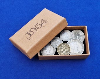 1954 Coins Birthday Box