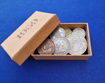 1959 Coins Birthday Box