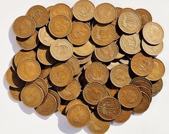 100 George VI Halfpennies - Bargain Lot!