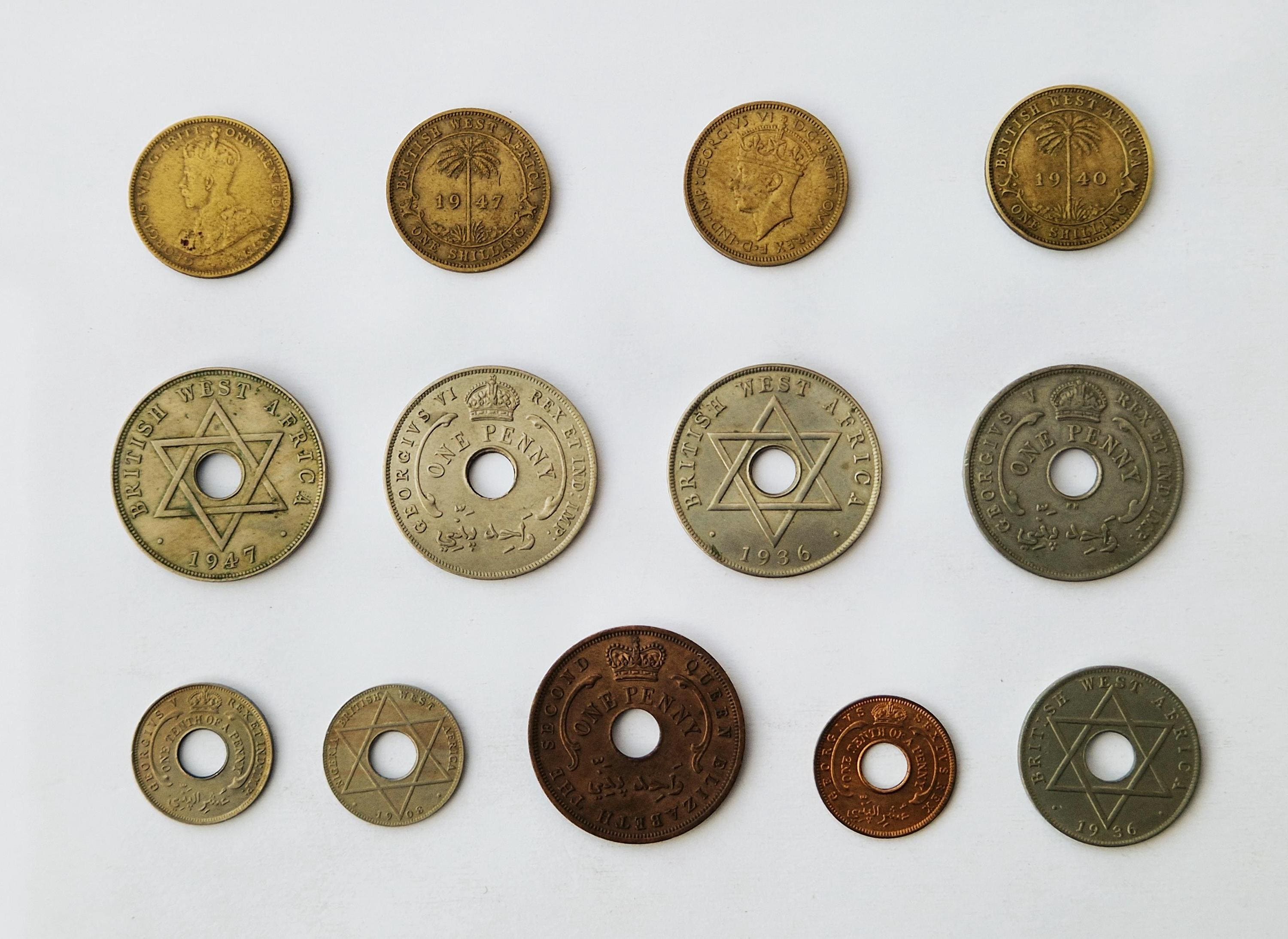 British West Africa Coin Collection 1908 - 1957 (lot 220) - Etsy