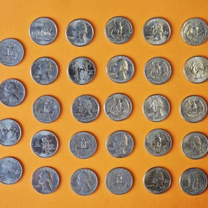 USA Quarter Dollar Coin Collection (Lot 153)