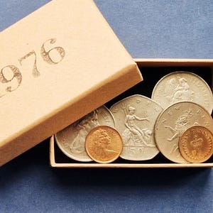 1976 Coins Birthday Box