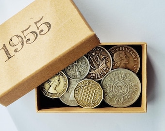 1955 Coins Birthday Box