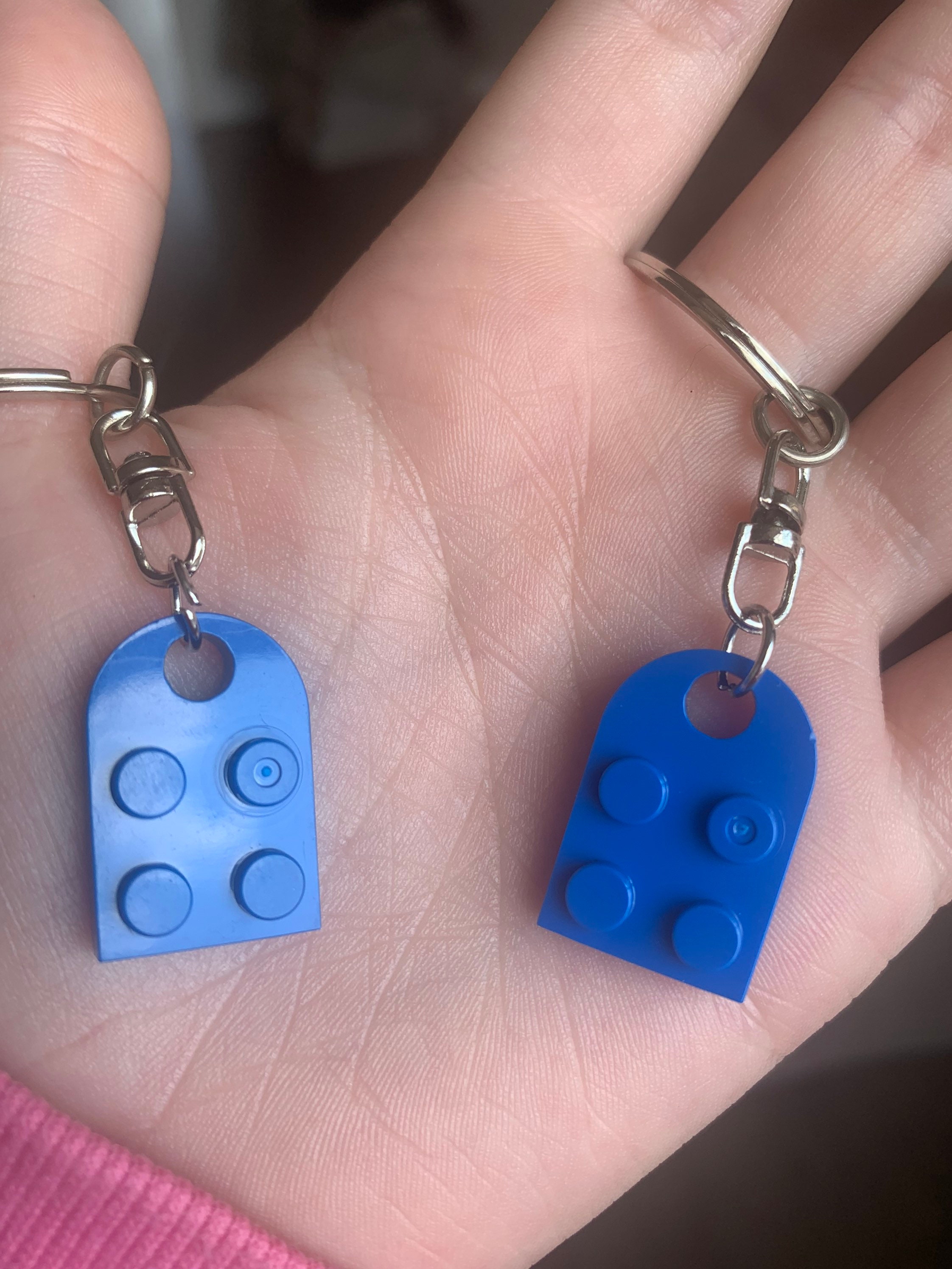 Lego Heart 2 Piece Keychain for Best Friends/ Boyfriends/ Etsy UK