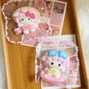 Seaside Kitty and Piano Handmade Taba Squishy Toy | Stress Reliever | Unique Fun | Slime Toy | Gift Idea