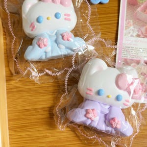 Kimono Kitty Handmade Taba Squishy Toy | Stress Reliever | Unique Fun | Slime Toy | Gift Idea