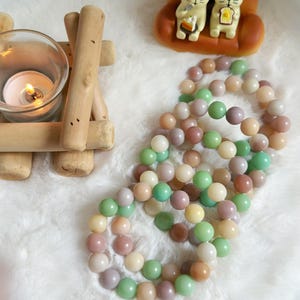 13mm圆珠马卡龙 Bodhi Root Bracelet | Prayer Beads | Handmade Bracelet | Natural Bodhi Root