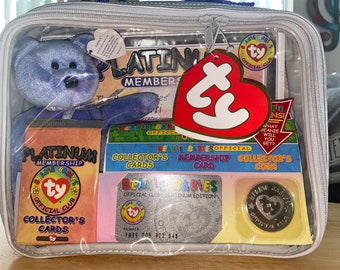 TY Beanie Baby Clubby 2 Platinum Membership Kit New & Unopened