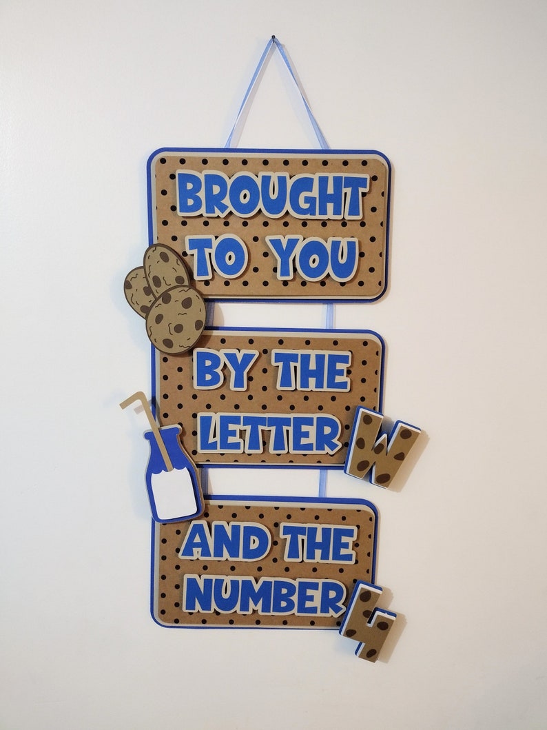 Cookie and Milk Party Sign Inspired Prop One Tough Cookie Door Sign - Etsy
