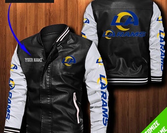 nfl leather bomber jackets