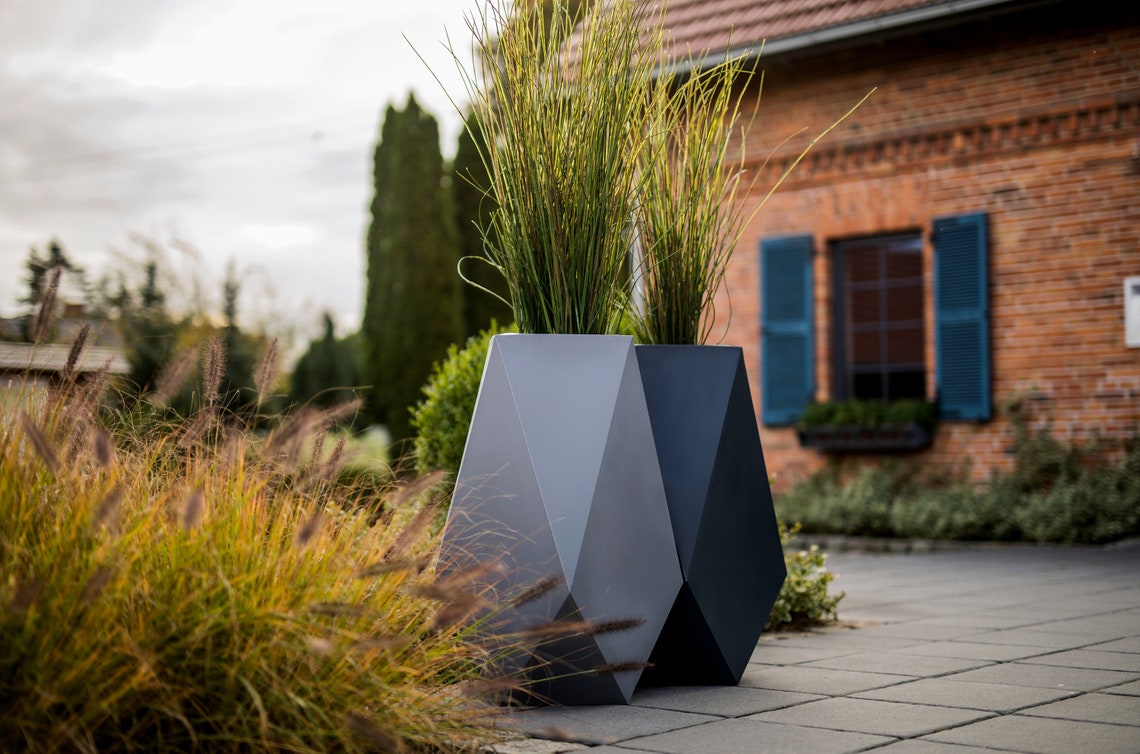 Übertopf Volcano Topf Indoor & Outdoor XXL modern Blumentopf Etsy