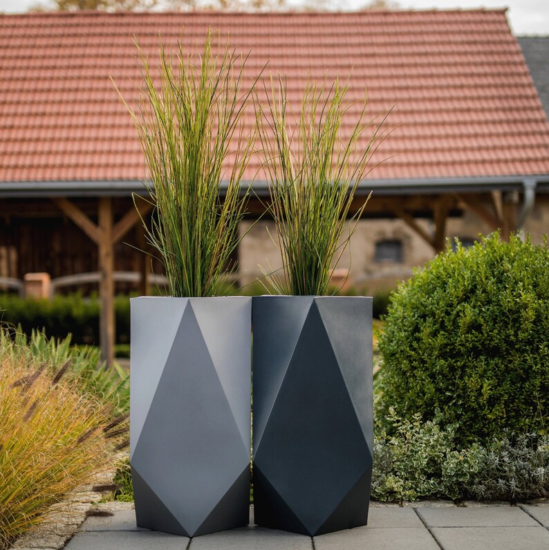 Planter Volcano Pot Indoor & Outdoor XXL Modern Flower Pot Etsy