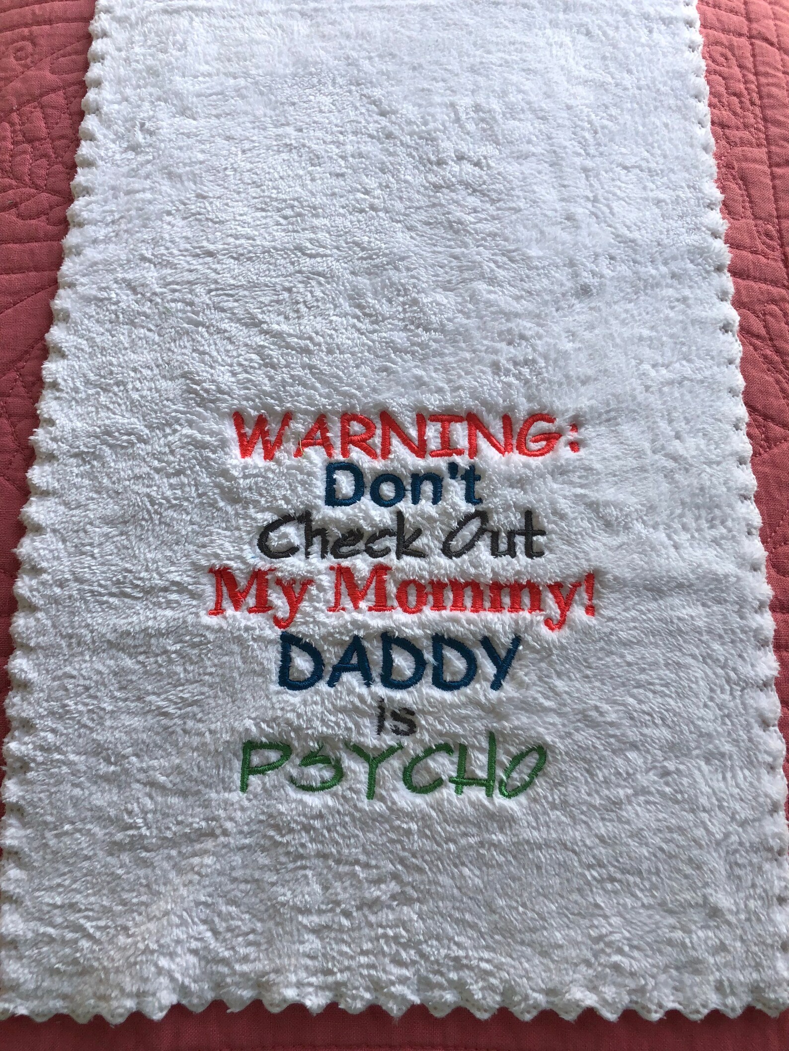 Ten Sayings of Embroidered Baby Burping Cloths Etsy