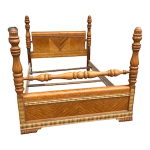 Art Deco Waterfall Poster Bed