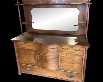 Antique Oak Sideboard