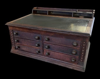 Antique Clark’s Spool Cabinet
