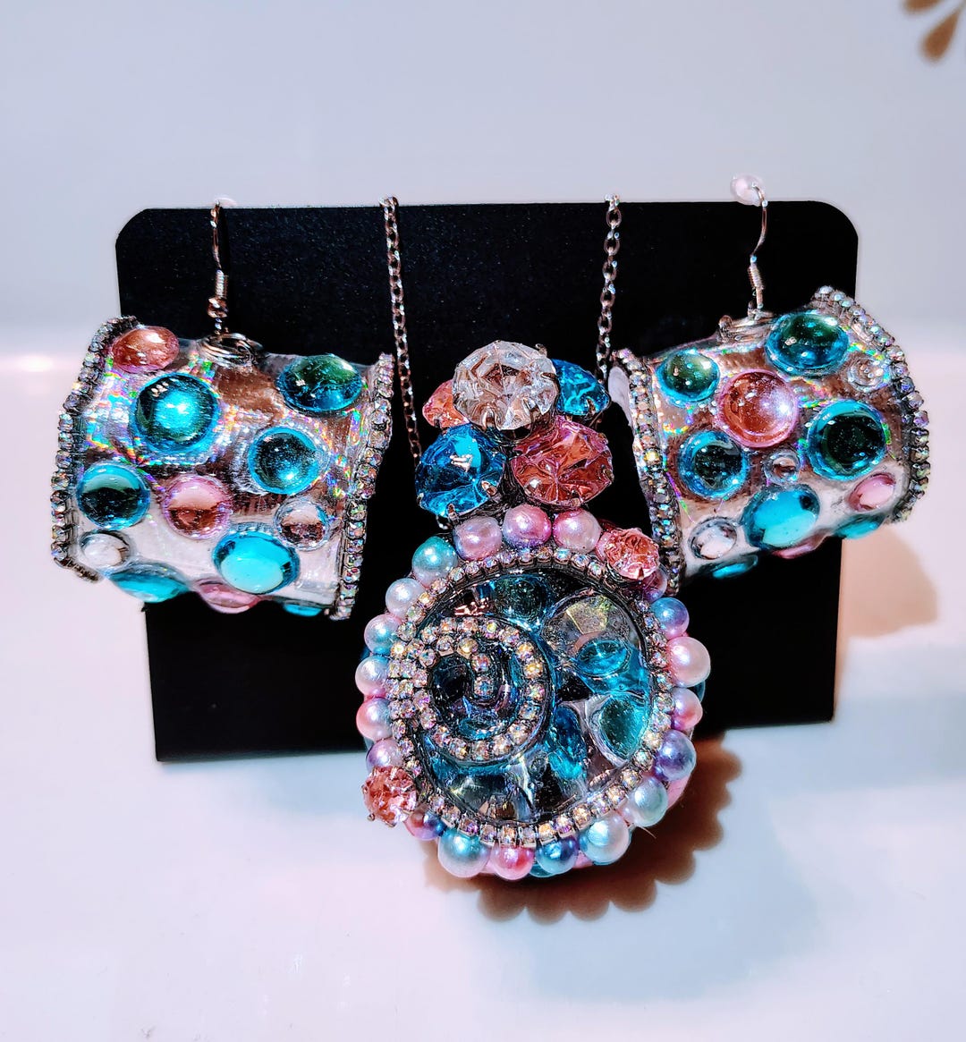 Custom Bling Fancy Jewelry Set - Etsy