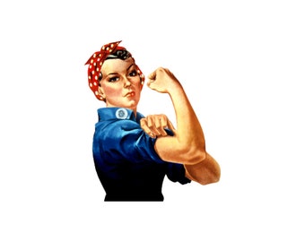 Rosie the Riveter PNG, JPG, PDF World War 2