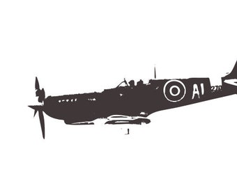 スピットファイア Mk IXc、SVG、png、ww2、戦闘機、飛行機、RAF、イギリス、連合国、第二次世界大戦、クリップアート、クラフト、マグカップ、キャンバス、貼り付け、Tシャツ