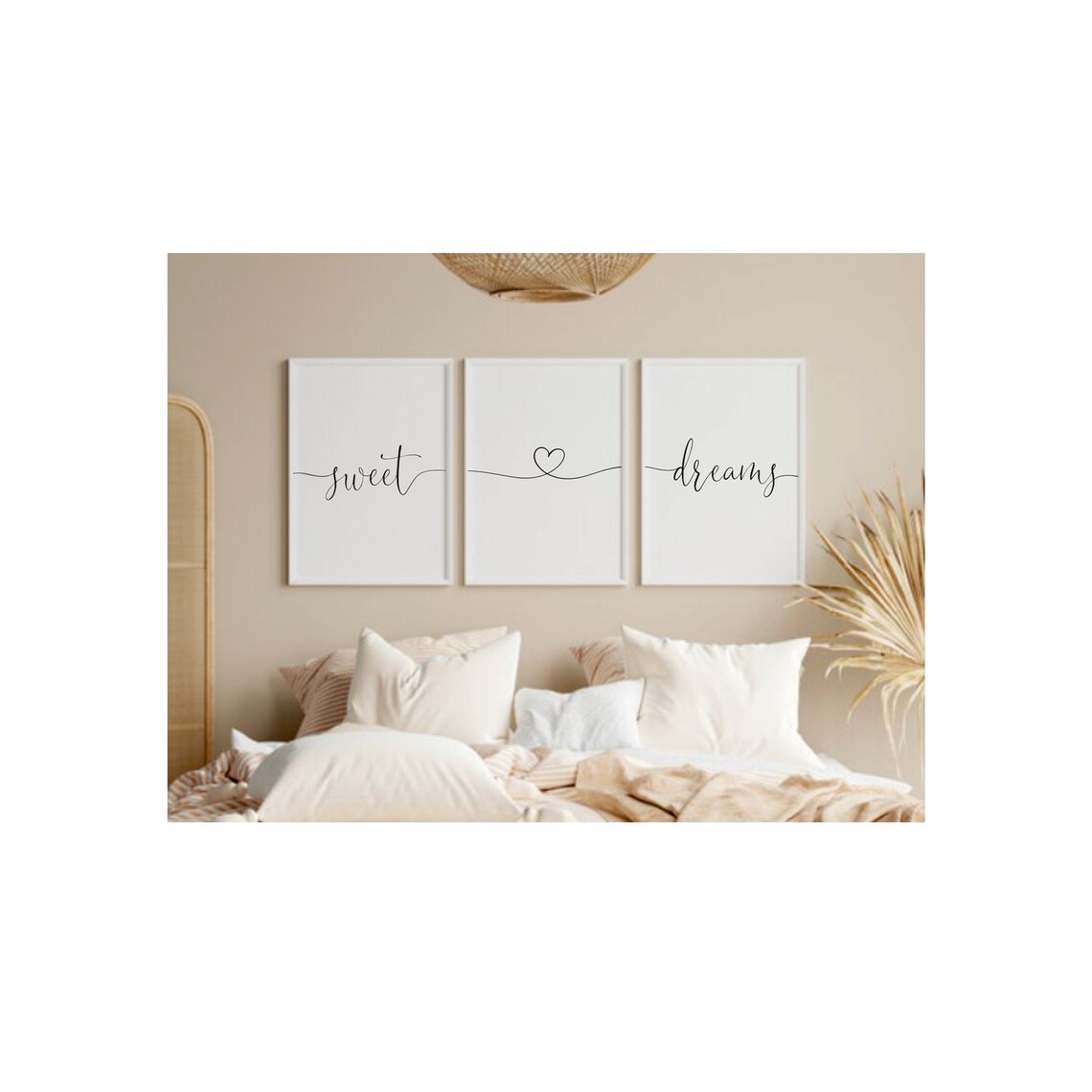 Printable Wall Art Set of 3 Wall Decor Bedroom Wall Art Etsy