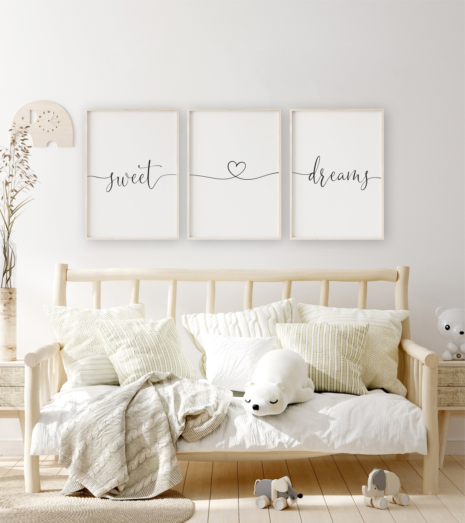 Printable Wall Art Set of 3 Wall Decor Bedroom Wall Art Etsy