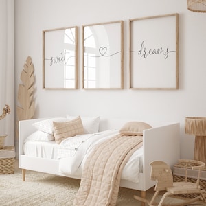 Printable Wall Art, Set of 3 Wall Decor, Bedroom Wall Art, Above Bed ...