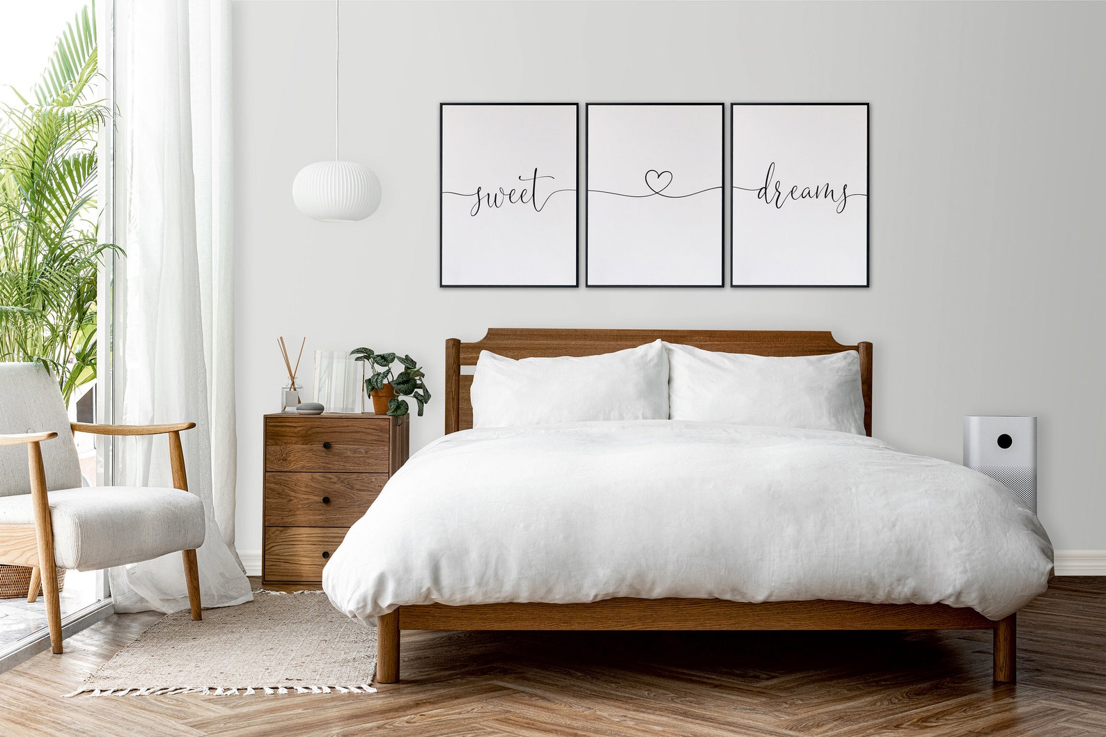 Printable Wall Art Set of 3 Wall Decor Bedroom Wall Art Etsy