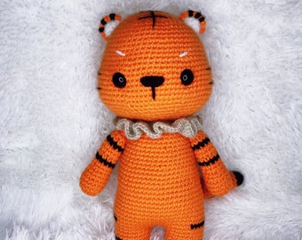 Crochet Tiger Toy - Year of the Tiger Gift - Cute Plushy