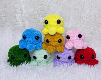 Crochet Octopus - Great Car Decor, Desk Buddy or Gift - TARIFFS COVERED