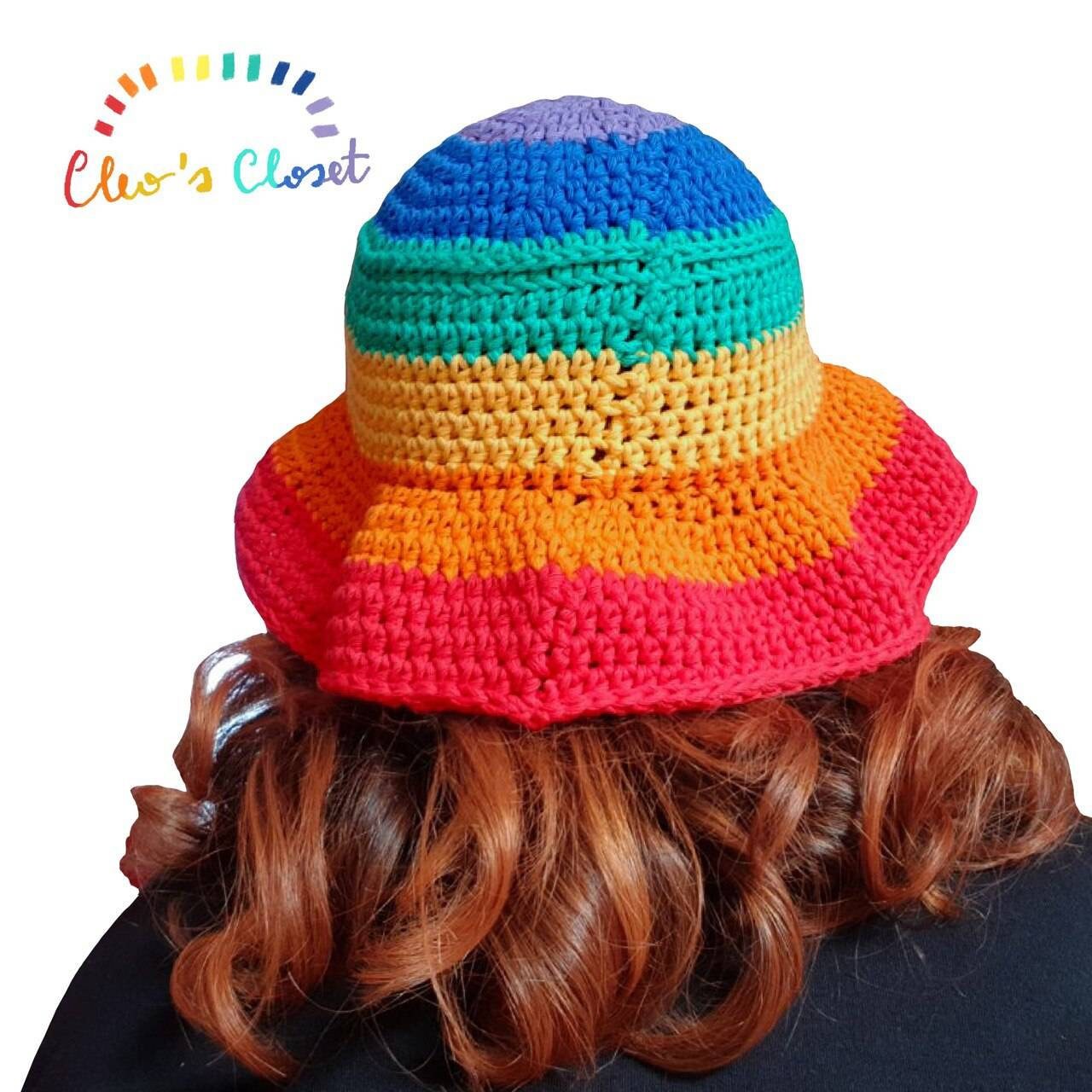 Rainbow Bucket Hat Etsy
