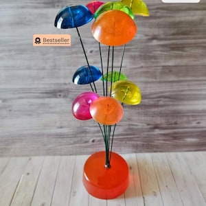 VINTAGE MIDCENTURY Lucite 1960's RETROSTYLE Kinectic Sculpture Gumdrops #3