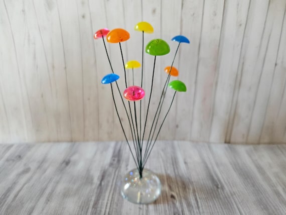 Miniature MCM RETROSTYLE Kinectic Sculpture Midcentury decor Tiny Gumdrops