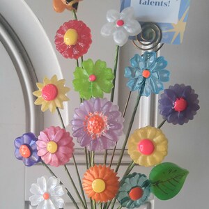 RETROSTYLE Midcentury-style Lucite FLOWERS Bouquet SMALL gift for Mother's day image 4