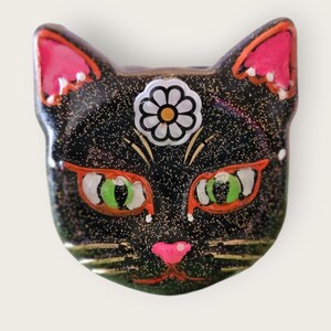 Resin Vase with Kitty CAT face