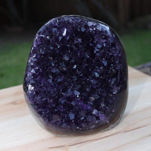 Amethyst Crystal Cluster, Amethyst Geode Home Decor Gift, Purple Uruguayan Amethyst Quartz Crystal, Home Decor Gift, Christmas Gift Present