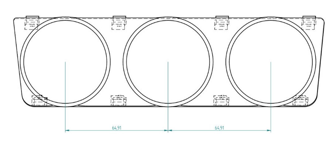 Nissan 300zx Frame for Gauge Wider 3d Printed 52mm - Etsy
