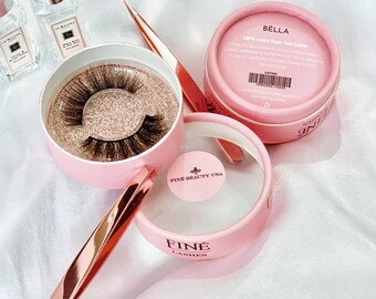 Bella Lashes: Handmade 3D Vegan Faux Mink Eyelashes