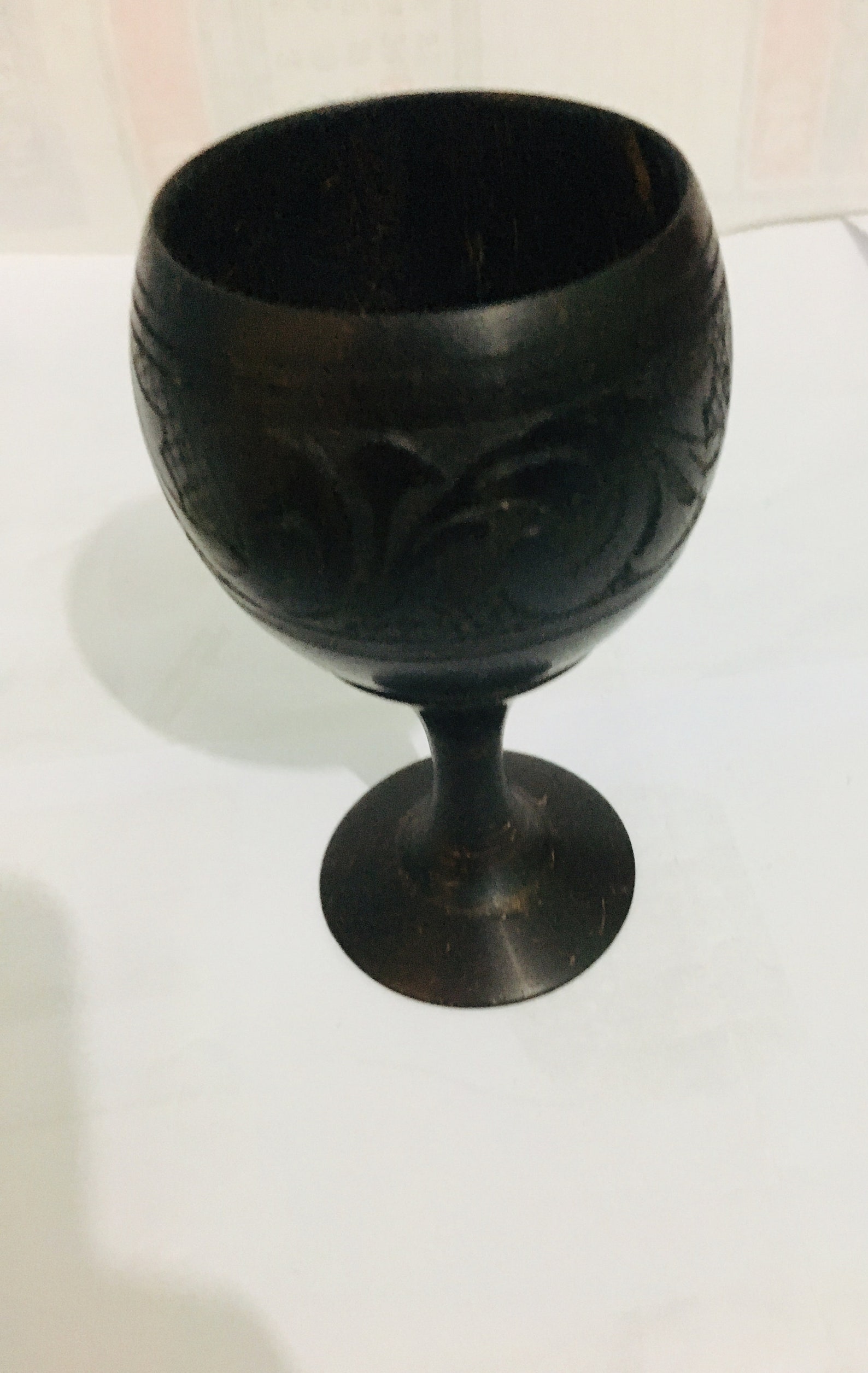 Handmade coconut shell wine glass Etsy