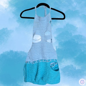 Crochet Backless Beach Dress