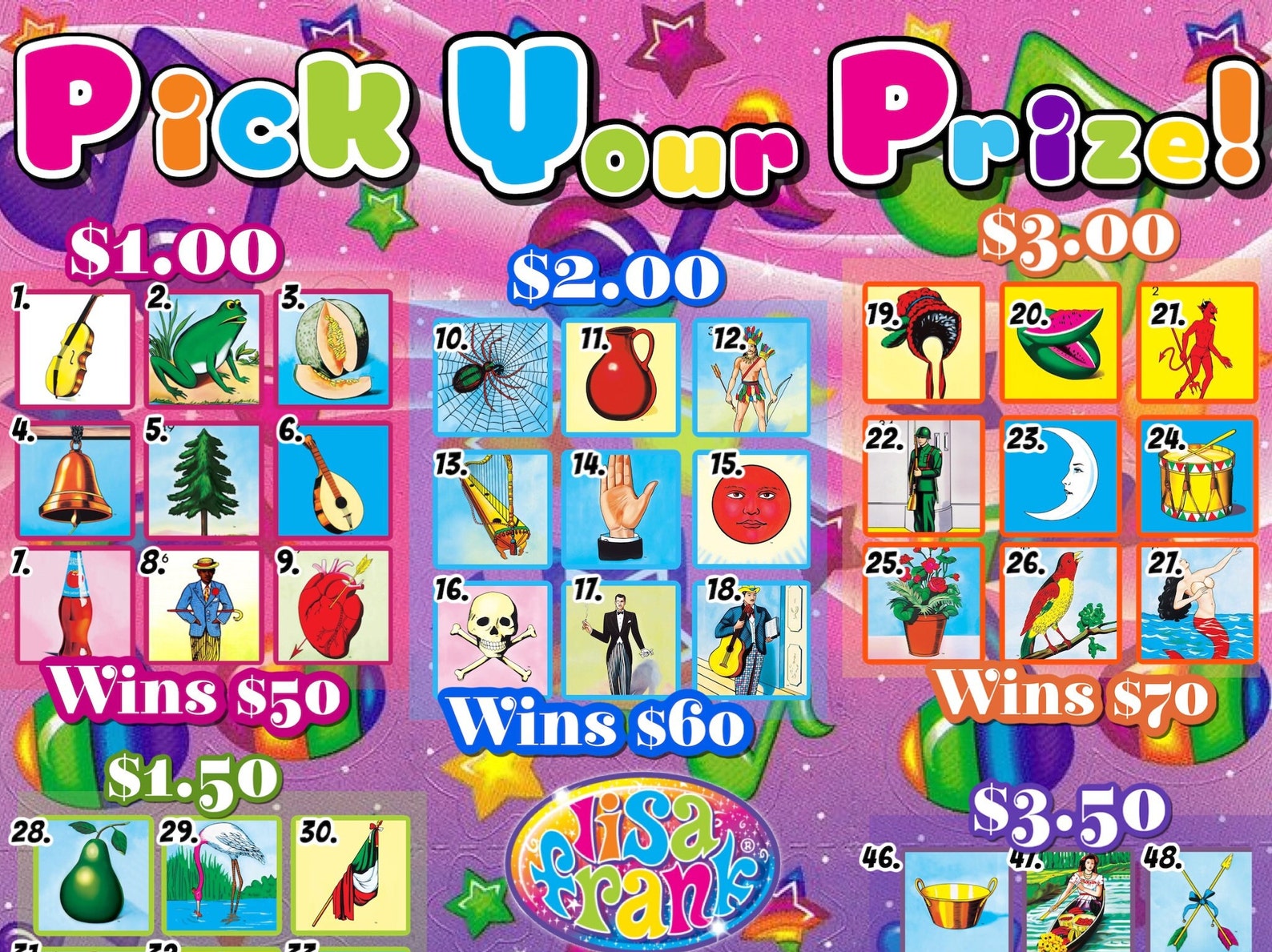 Cute New Loteria Bingo Game Board Etsy