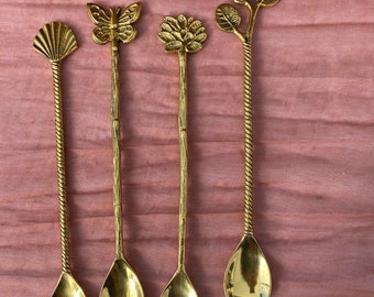 Large Brass Spoons