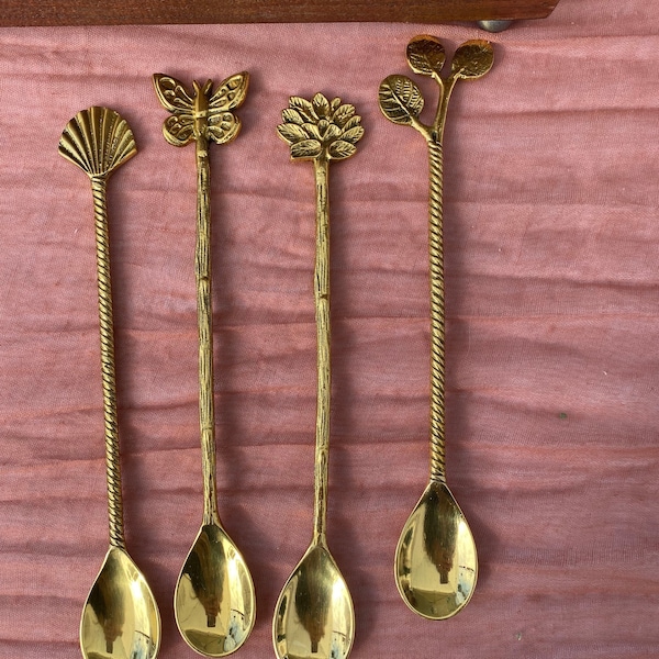 Large Brass Spoons