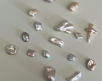 Baroque Freshwater Pearl Pendant: Natural Irregular Shape
