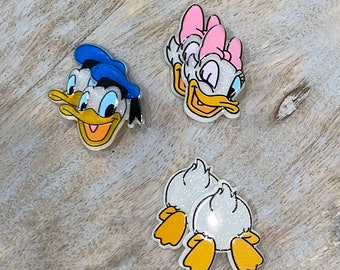 Disney] Deco Sparkly Stickers - Donald & Daisy Duck - Arts & Crafts Korea